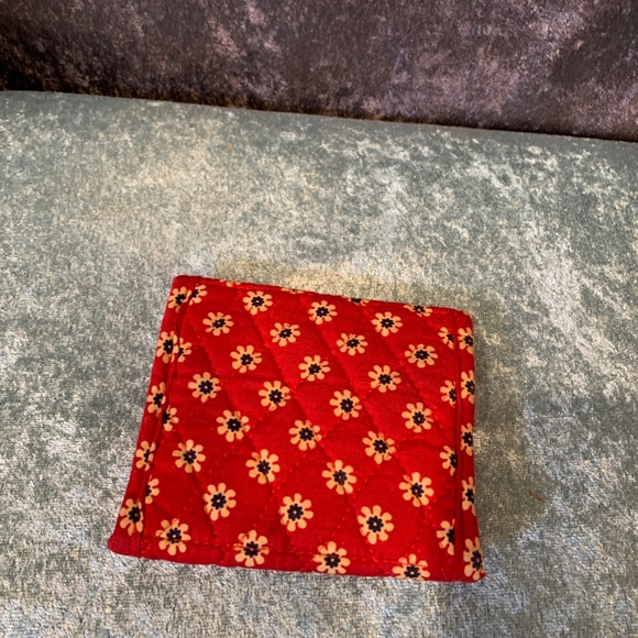 Vera Bradley Red, White and Blue Trifold Wallet - Picture 6 of 6